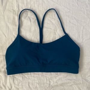 Lululemon Athletica Blue Borealis Flow Y Bra Light Support A-C Cups Size 8